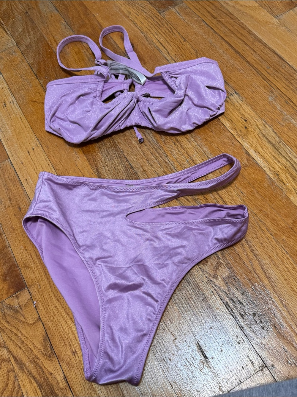Victoria's Secret Lavender Cutout Two-Piece Bikini